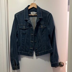 PAIGE Women's Classic Indigo Jean Jacket